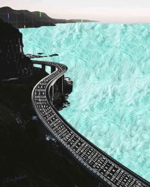 Chiara Santoro, World Road, Original Digital Collage, 2010s