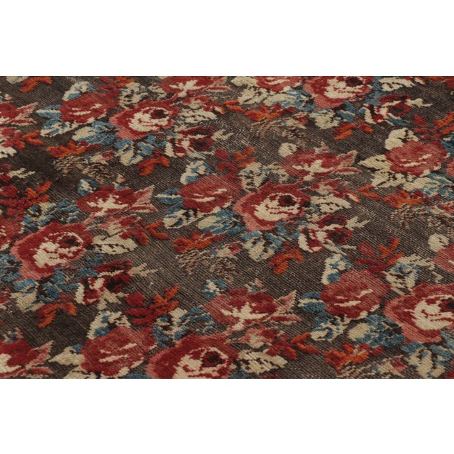 Antique 19th Century Karabagh Runner With Floral Patterns in Red - Rug & Kilim For Sale - Image 11 of 11