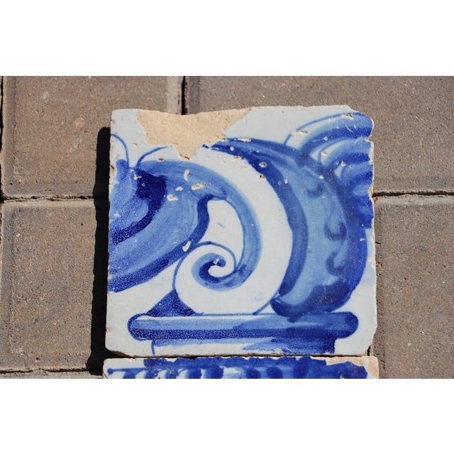 Circa: 18th Century. Country: Portugal. Material: Earthenware, Tin-glazed pottery. Item condition: Some chips and...