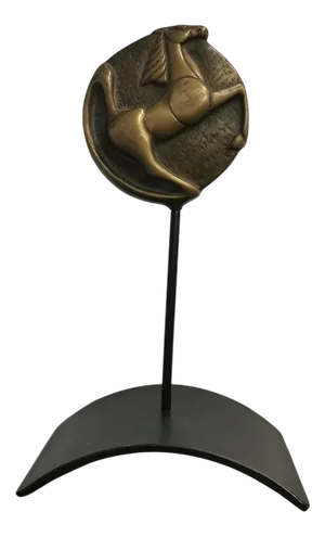 Bronze Sculpture Depicting a Horse by Remo Bombardieri, 1990s