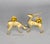 Pair of Vintage Solid Brass Deer Figurines Candlestick Holders For Sale In Greenville, SC - Image 6 of 6