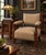 Mid-Century Mission Arts & Crafts Wood Upholstered Armchair With Nailhead Trim For Sale - Image 11 of 17