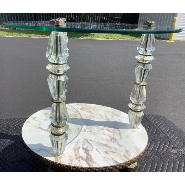 1970s 1970s Vintage Two-Tier Side Tables From Germany - a Pair For Sale - Image 5 of 7