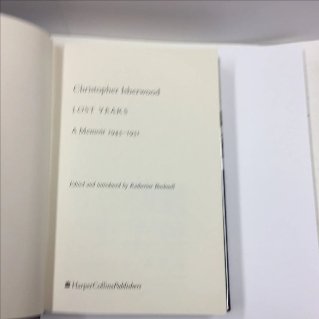 Christopher Isherwood Memoir, Lost Years 1945-1951 For Sale - Image 4 of 6