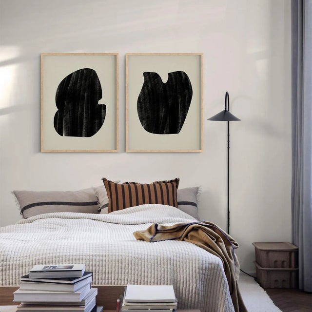 Contemporary Contemporary Minimalist Abstract Giclee Prints - Set of Two For Sale - Image 3 of 5