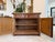 Wood Baroque Sideboard in Oak with Granite Top For Sale - Image 7 of 12
