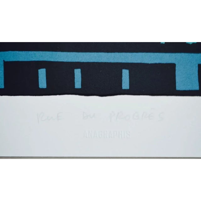 Filips, Rue Du Progrès, 1994, Serigraph For Sale - Image 3 of 9