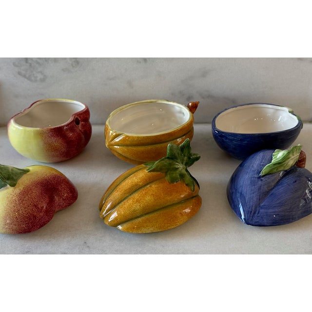Set of 3 Italian Lidded Fruit Dishes For Sale - Image 10 of 13