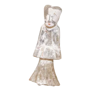Lady of the Court Pottery Statue