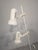 White Floor Spot Lamp in Aluminum, 1970s For Sale - Image 8 of 16