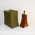 Modernist Table Lamp in Elm Burl and Brass with Lampshade, 1970s For Sale - Image 6 of 7