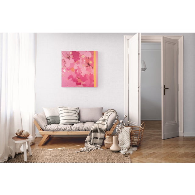 Play #13 — 30x30 Contemporary Abstract Oil Painting by Vincent Salvati For Sale - Image 10 of 10