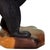Late 20th Century Late 20th Century Rare Rustic Carved Wooden Standing Bear Lamp With Intricate Details For Sale - Image 5 of 15