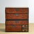 Traditional Japanese Tansu chest of drawers from the 1870s. Manufactured during the late Meiji era (1868-1912). This piece...