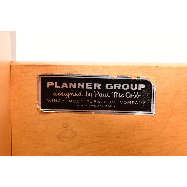 Paul McCobb Planner Group Solid Birch Dresser or Chest of Drawers, Newly Refinished For Sale - Image 9 of 15