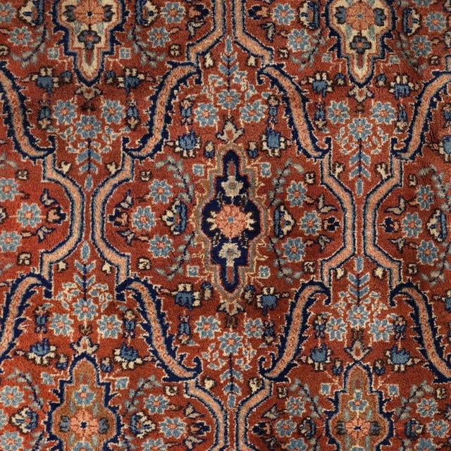 Antique Asian Rug in Wool For Sale - Image 3 of 8