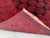 Vintage Turkmen Sarouk Rug 7'7x12'4 Ft Hand-Knotted Wool Tribal Red Carpet For Sale - Image 9 of 10
