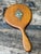 Art Nouveau Vintage Art Nouveau Carved Wood Handheld Mirror For Sale - Image 3 of 12