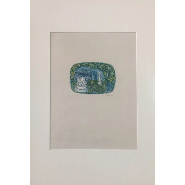 Hand signed and dated. Signed on plate. Very good conditions Passepartout included : 49 x 34 cm Image Dimensions : 25 x16...