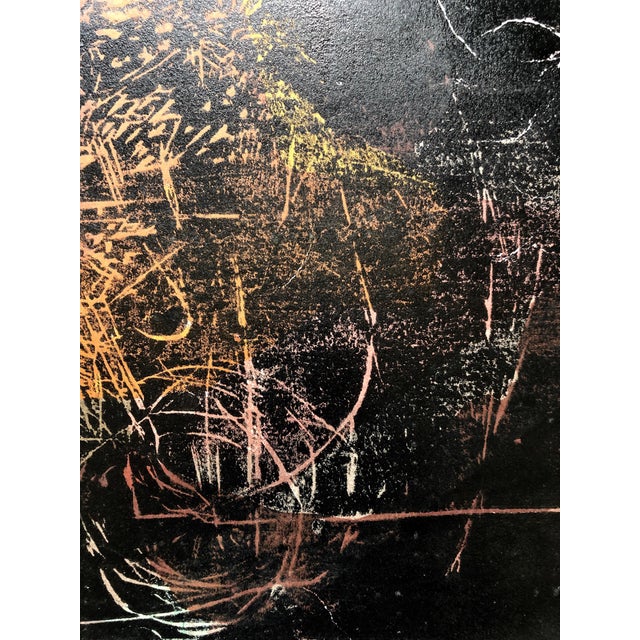 Oscar Murillo, Latin American Figurative Abstract Expressionist Mixed Media Monoprint Painting For Sale - Image 10 of 11