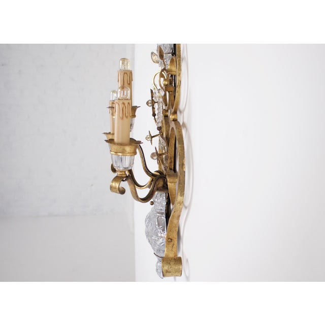 1970s Large Wall Light from Maison Bagues, 1970s For Sale - Image 5 of 13