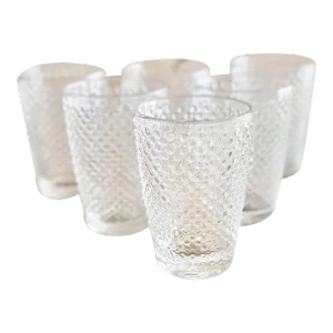 Nwt Alexandra Hand Blown Glass Tumbler Glasses Drinkware by Blue Pheasant - Set of 6