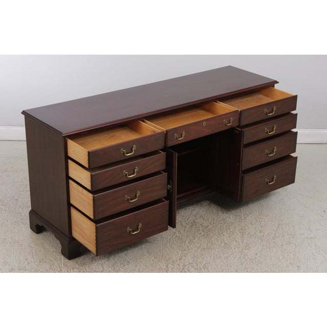 Henkel Harris Henkel Harris Mahogany Georgian Style Dresser For Sale - Image 4 of 18