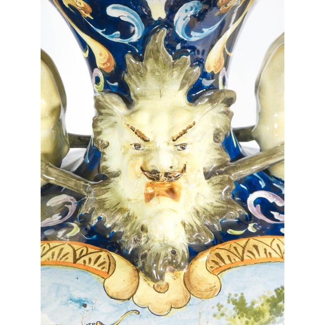 Large Triptych Vases by Richard Ginori, 1900, Set of 3 For Sale - Image 10 of 18