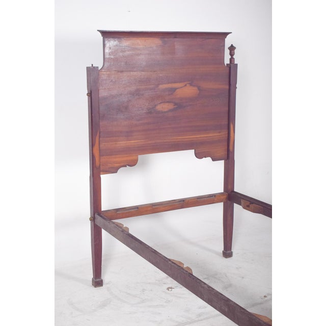 Portuguese Rosewood Double Bed, 1890 For Sale - Image 3 of 14