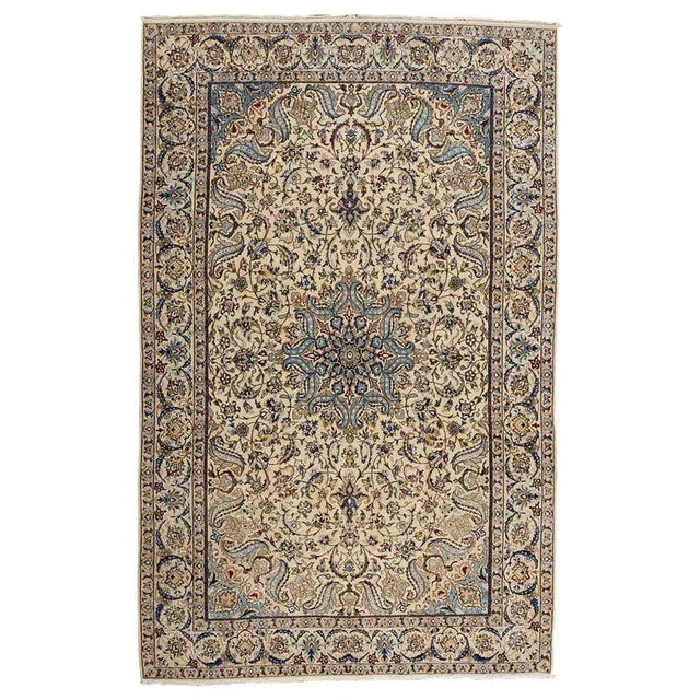 Mid-20th Century Persian Nain Rug For Sale - Image 13 of 13