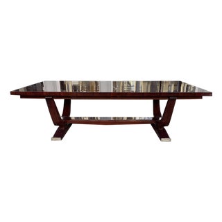 Art Deco Musealer Dining Table by Dominique For Sale