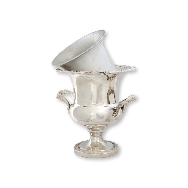Early 20th Century Silverplate Champagne/Wine Cooler For Sale - Image 4 of 5
