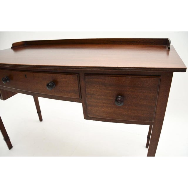 Antique Edwardian Writing Table, 1900s For Sale - Image 9 of 11