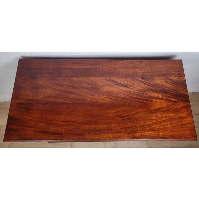 Edwardian Walnut 2 Over 3 Chest of Drawers with Drop Handles, 1910s For Sale - Image 10 of 18