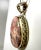 Contemporary Ankara Pink Pseudomorph Agate Necklace Encased in Sterling Silver For Sale - Image 3 of 7