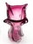 A dramatic Mid-Century Canadian art glass vase, strongly attributed to Chalet Artistic Glass, circa 1960s–1970s. Standing...