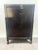 Vintage Asian Black Lacquered Cabinet or Chest With Hand-Painted Floral Motif For Sale - Image 14 of 14