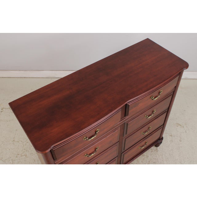 Wood Durham Cherry 8 Drawer Dressing Chest For Sale - Image 7 of 15