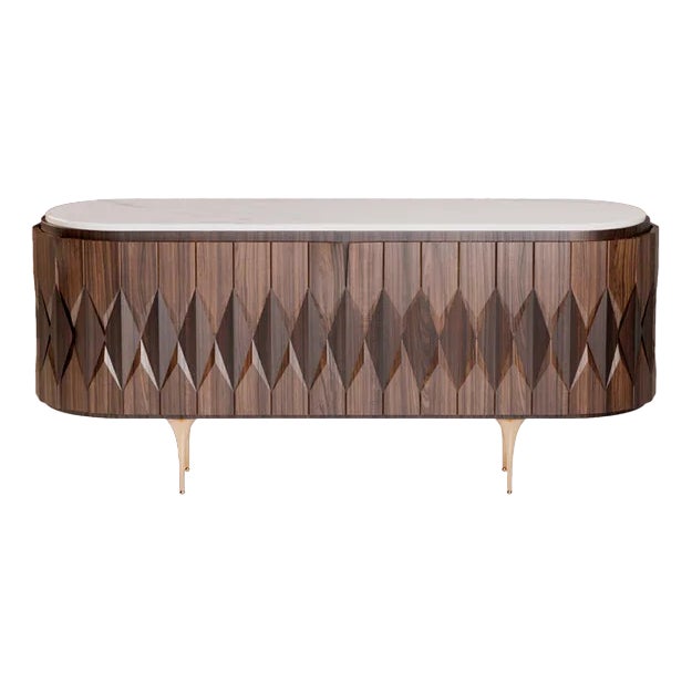 Harlequin Sideboard by Alma De Luce For Sale