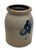 Ceramic Hard to Find Small 1 Gallon Size Antique American Blue Decorated Stoneware Butter Churn - Circa Mid 1800s For Sale - Image 7 of 18