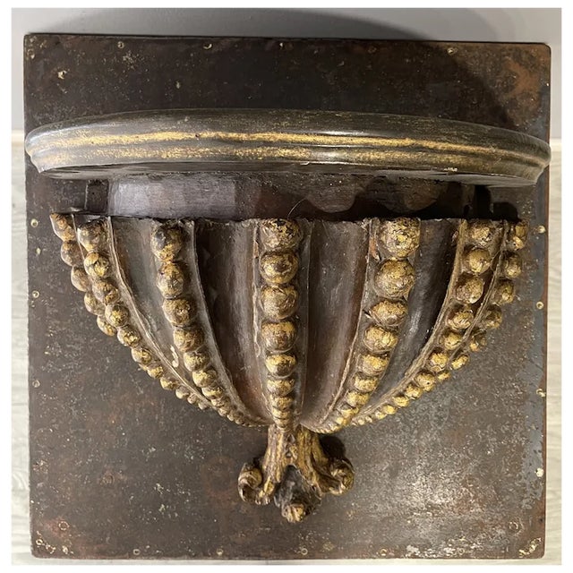 Origin: Portugal. Material: Polychrome Wood. Circa: 18th Century. Item Condition: Some flaws and cracks along the piece....