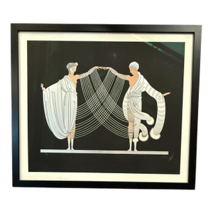 Erté (Romain De Tirtoff) Love and Passion Suite: The Marriage Dance, Original Print, Framed