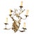 Metal 20th Century Rococo Style Wall Lamp in Iron, Italy For Sale - Image 7 of 7