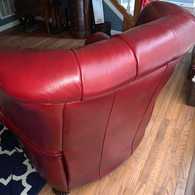 Hancock & Moore Custom Leather Recliner Chairish