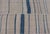 Mid 20th Century Vintage Turkish Kilim Rug With Blue and Cream Stripes 8'0"x14'2" For Sale - Image 5 of 10