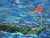 Moisés Villafuerte "Chubasco" Green, Red, and Blue Contemporary Stormy Seascape Painting, 2022 For Sale In Houston - Image 6 of 7