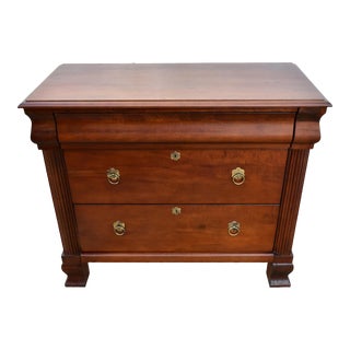 Vintage Ethan Allen Empire Style Three Bachelors Chest For Sale