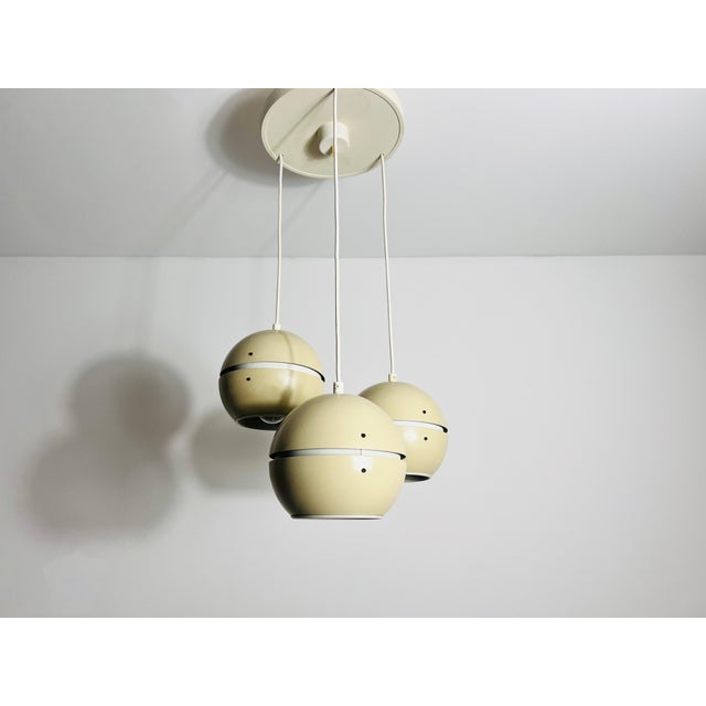 Space Age Cascade Pendant Lamp, East Germany, 1970s For Sale - Image 4 of 11