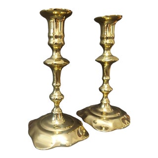 Vintage Brass Candlesticks Newport 3051 Harvin Virginia Metalcrafters - a Pair For Sale