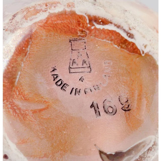 Art Deco Marmor Ceramic Vase Arabia, Finland, 1932 For Sale - Image 6 of 7